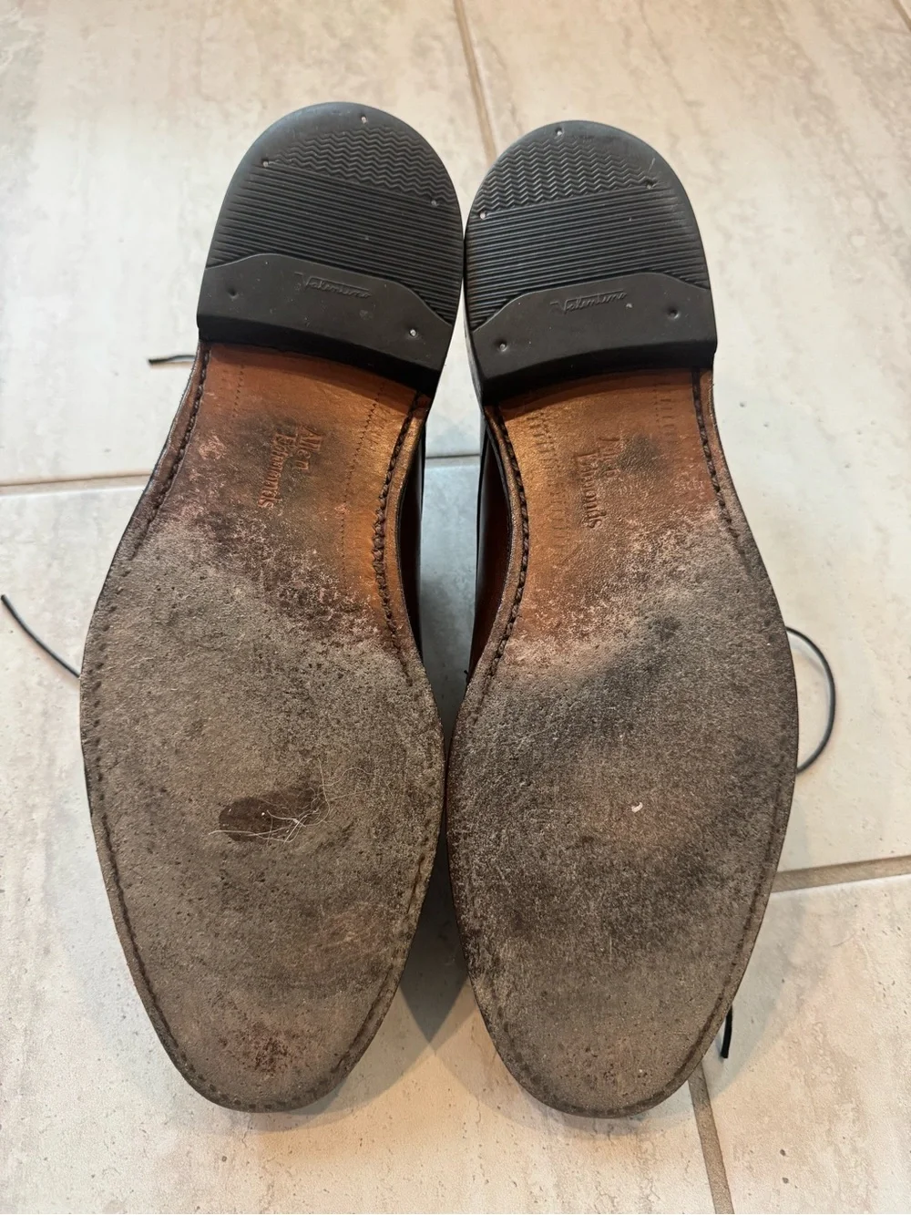 Allen Edmonds Brown Leather Chukka Boots